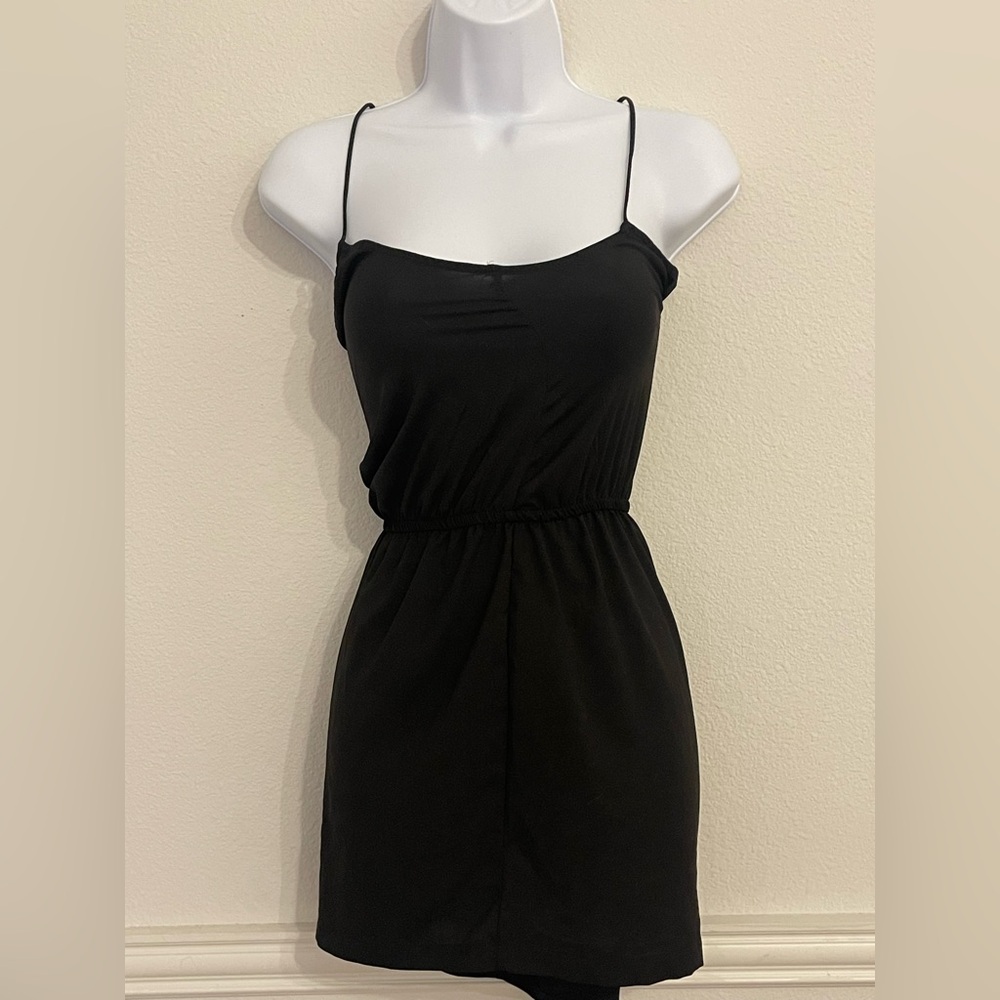 Glamorous Black Strap Romper